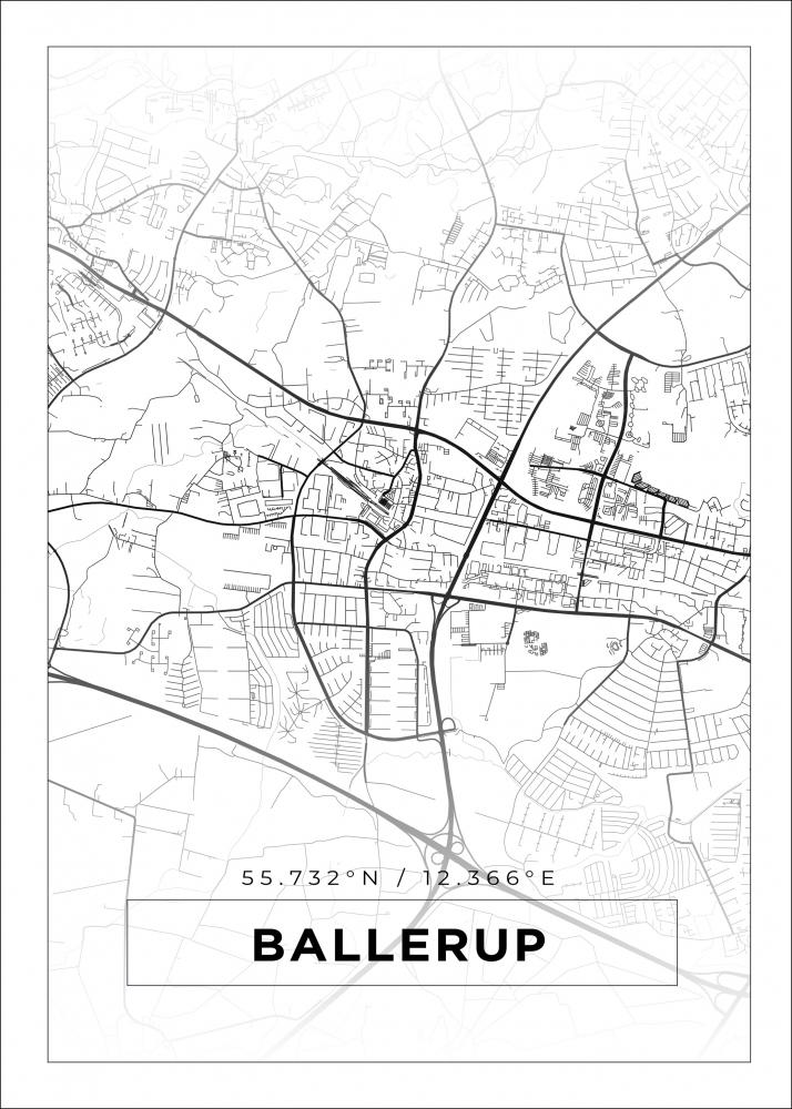 Bildverkstad Map - Ballerup - White