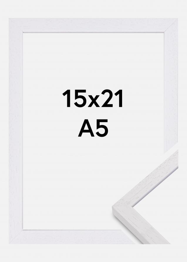 Mavanti Rahmen Glendale Matt Antireflexglas Weiß 15x21 cm (A5)