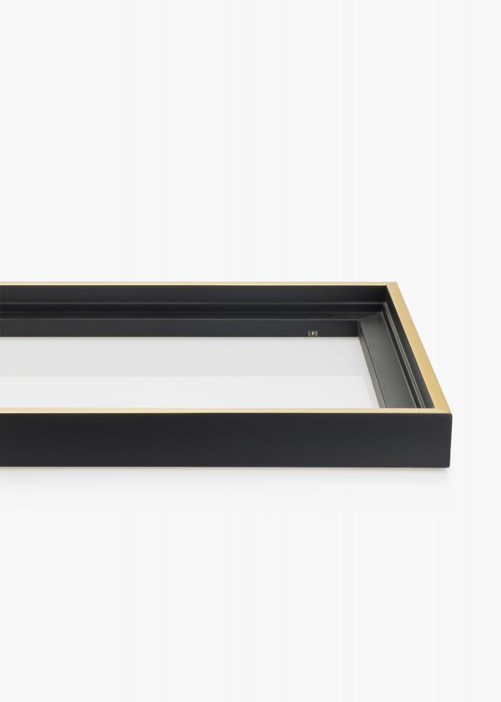 Mavanti Rahmen fr Leinwand Tacoma Schwarz / Gold 70x90 cm