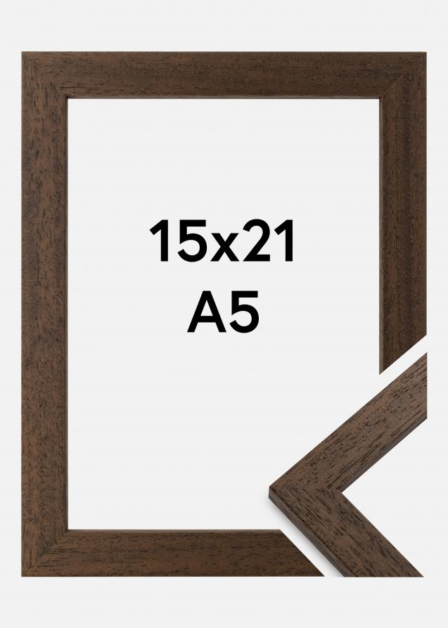 Galleri 1 Rahmen Brown Wood 15x21 cm (A5)