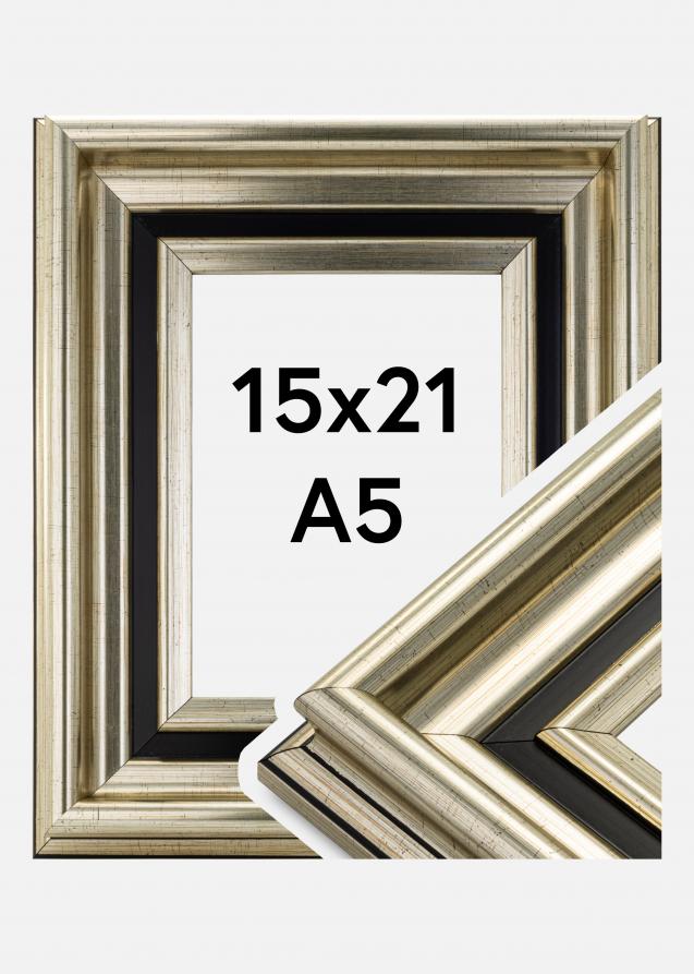 Ramverkstad Rahmen Gysinge Premium Silber 15x21 cm (A5)