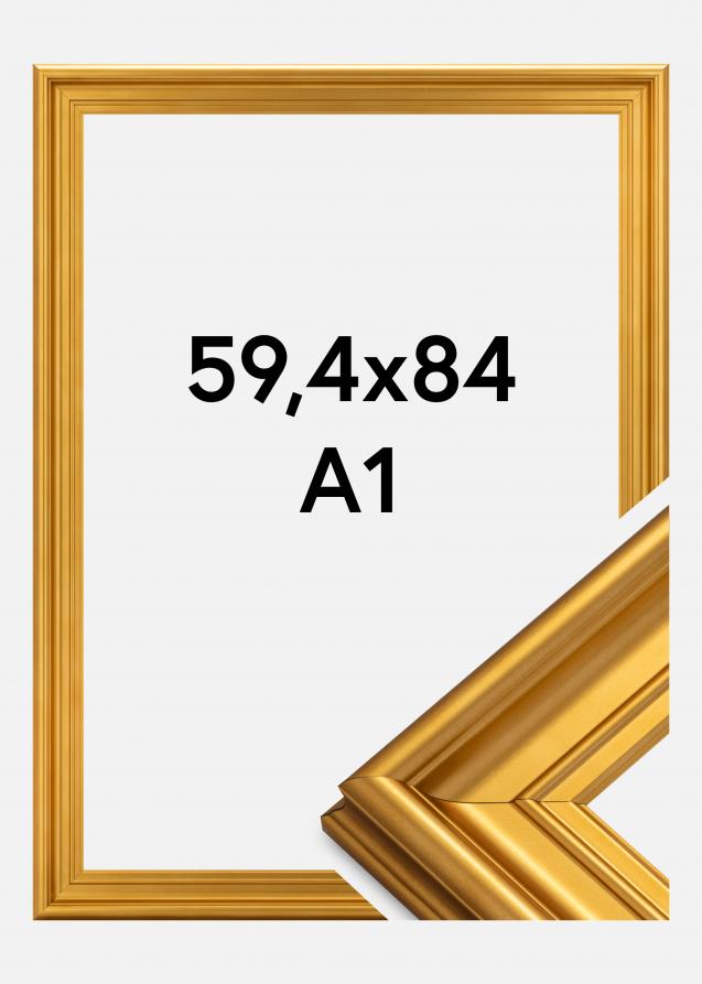 Ramverkstad Rahmen Mora Premium Gold 59,4x84 cm (A1)