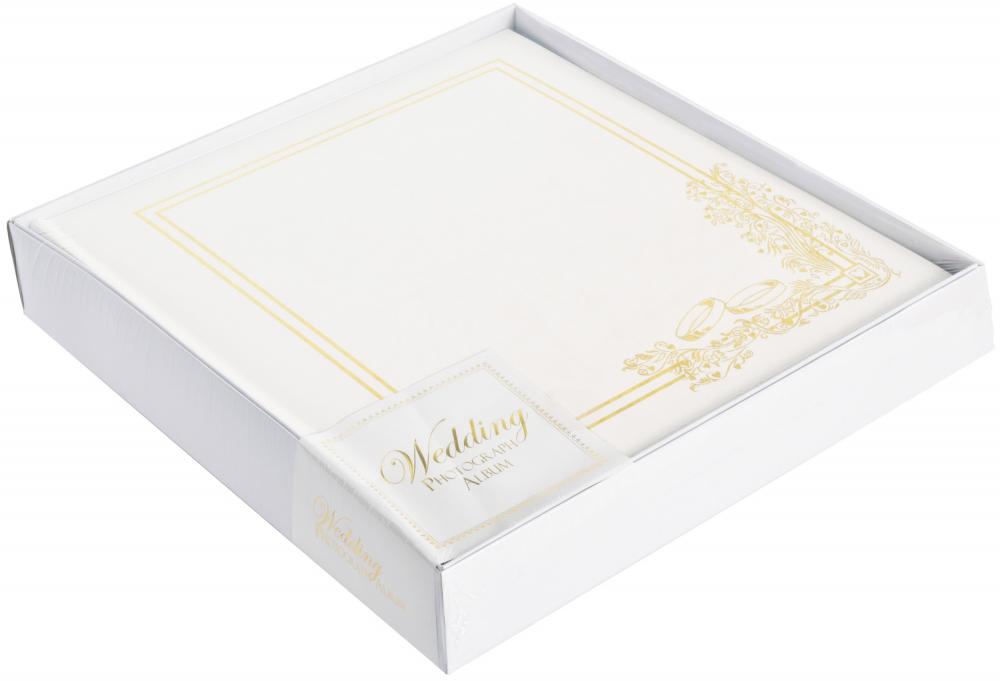 Innova Editions Traditional Wedding Album - 28x32 cm (80 weie Seiten / 40 Blatt)
