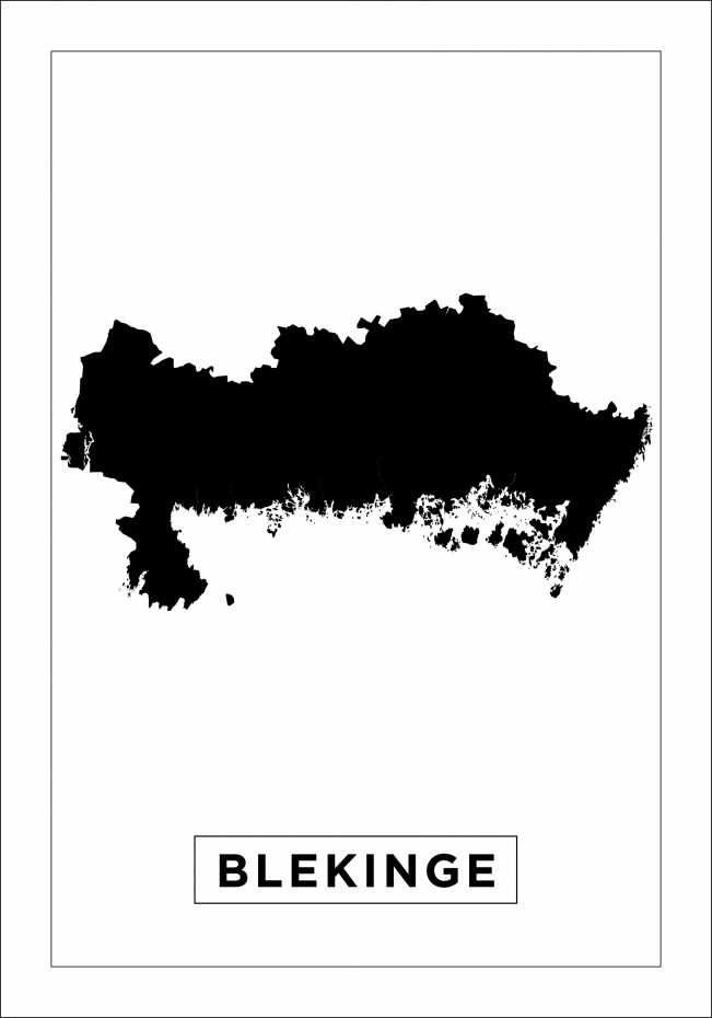 Bildverkstad Map - Blekinge - White