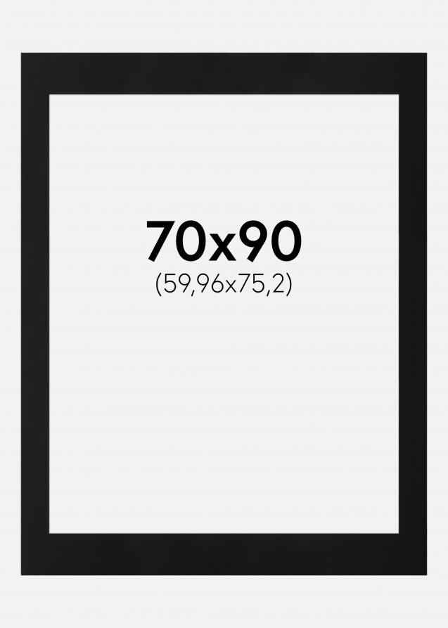 Artlink Passepartout Schwarz Standard (weißer Kern) 70x90 cm (59,96x75,2)