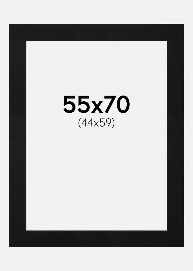 Artlink Passepartout Schwarz Standard (weißer Kern) 55x70 cm (44x59)