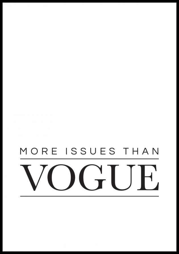 Bildverkstad Vogue Poster