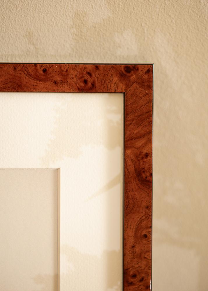 Mavanti Rahmen Hermes Acrylglas Burr Walnut 84,1x118,9 cm (A0)