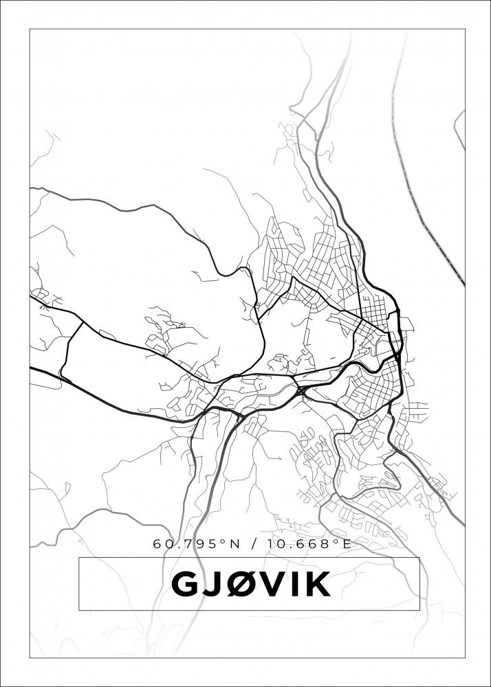 Bildverkstad Map - Gjvik - White