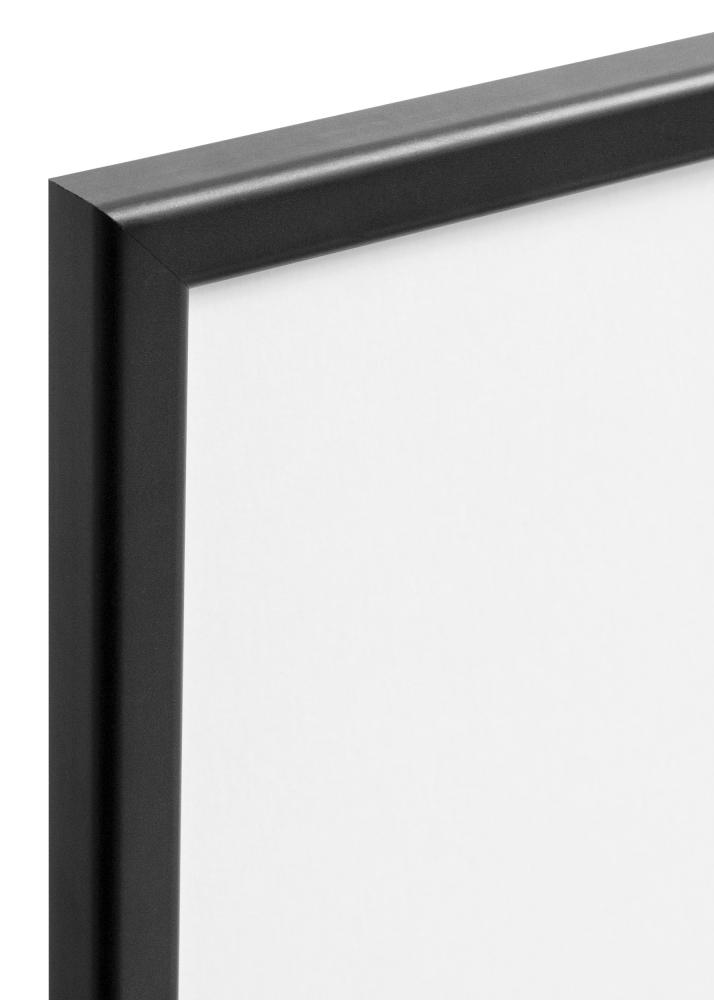 HHC Distribution Rahmen Slim Matt Antireflexglas Schwarz 15x21 cm (A5)