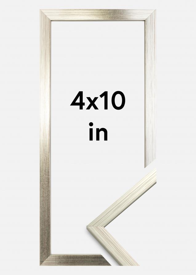 Galleri 1 Rahmen Edsbyn Acrylglas Silber 4x10 inches (10,16x25,4 cm)