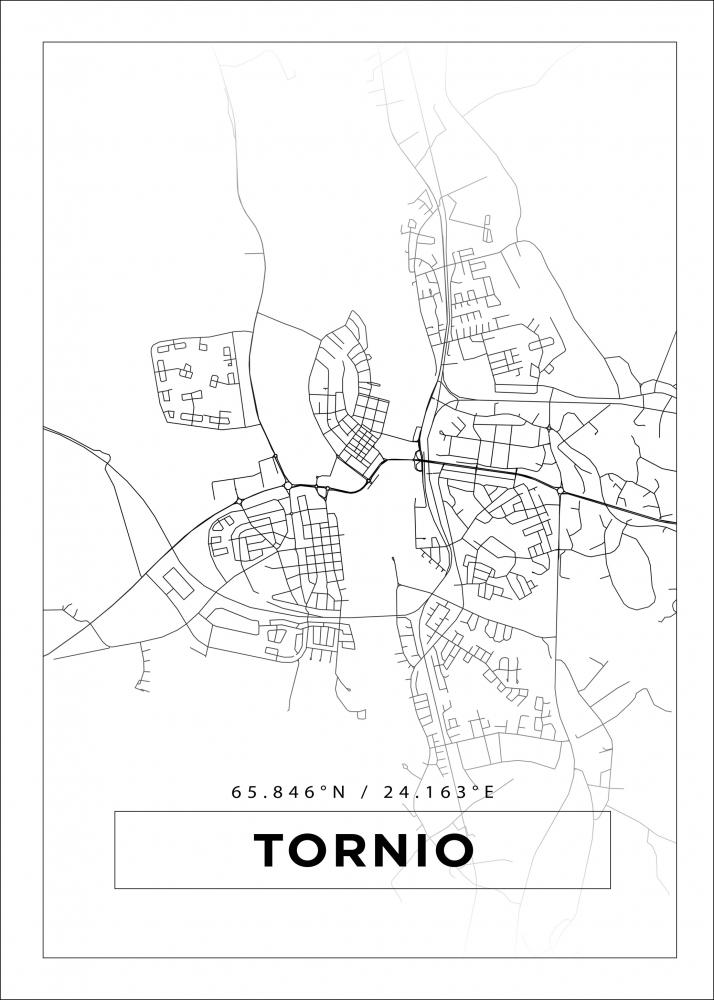 Bildverkstad Map - Tornio - White