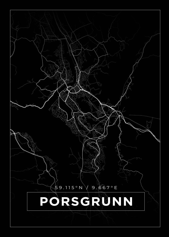Bildverkstad Map - Porsgrunn - Black