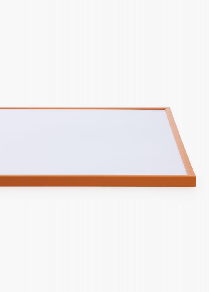Ram med passepartou Rahmen New Lifestyle Helles Orange 50x70 cm - Passepartout Schwarz 40x60 cm