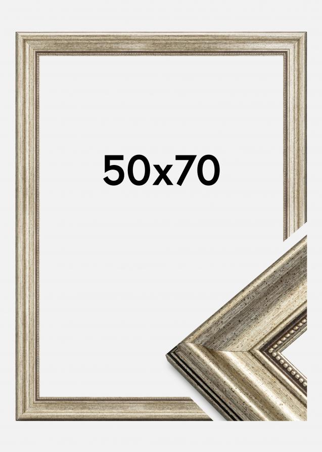 Estancia Rahmen Rokoko Silber 50x70 cm