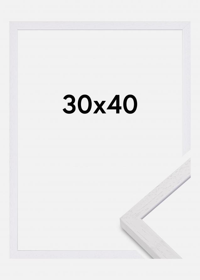 Mavanti Rahmen Glendale Matt Antireflexglas Weiß 30x40 cm