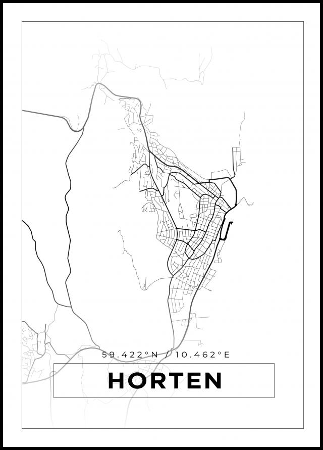 Bildverkstad Map - Horten - White