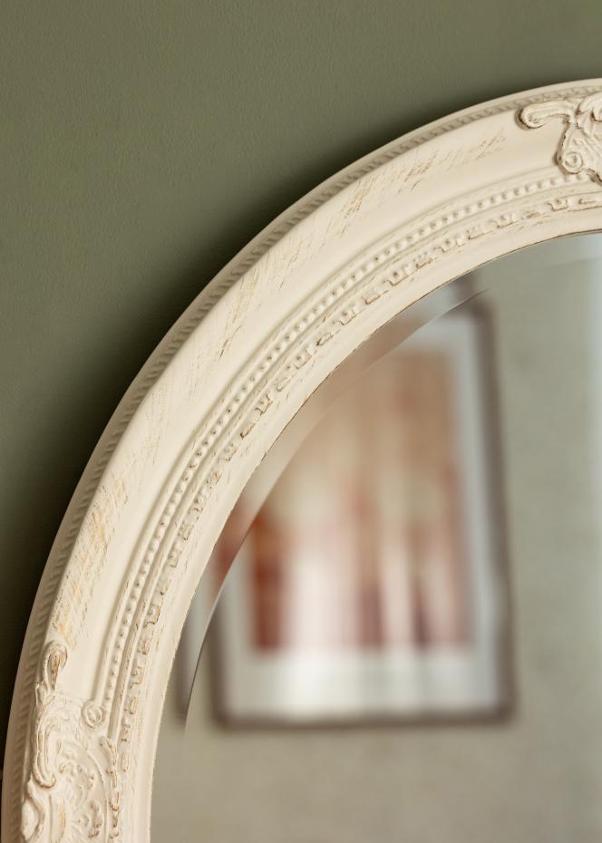 Artlink Spiegel Antique Wei Oval 50x60 cm