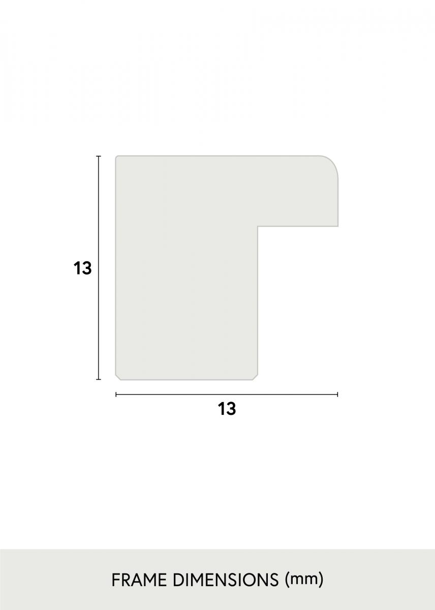 Estancia Rahmen Galant Acrylglas Weiß 42x59,4 cm (A2)