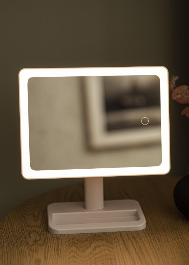KAILA KAILA Kosmetikspiegel LED Strip mit Bluetooth-Lautsprecher Wei 18x30 cm