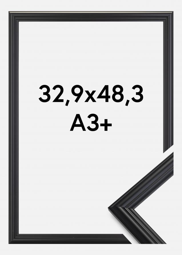 Galleri 1 Rahmen Siljan Schwarz 32,9x48,3 cm (A3+)