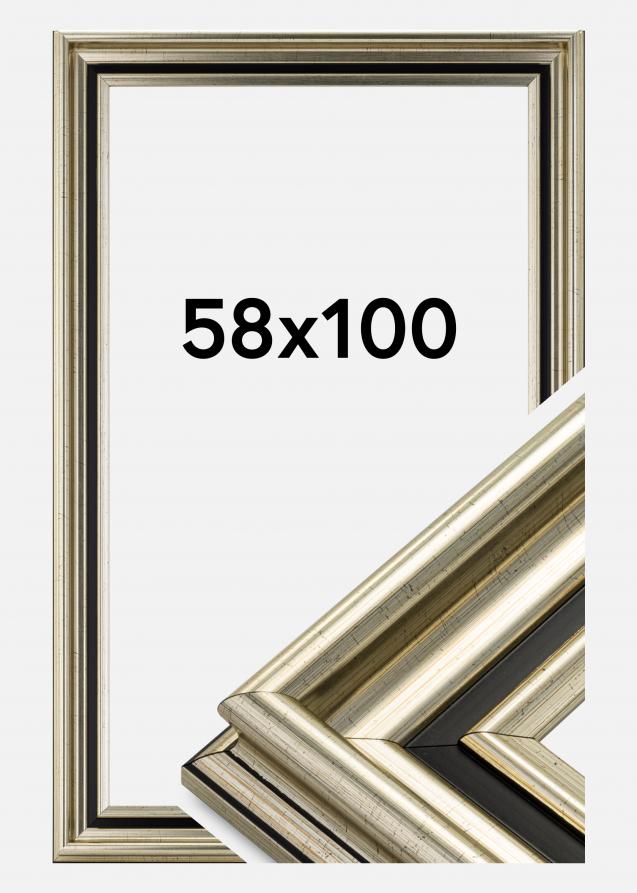 Ramverkstad Rahmen Gysinge Premium Silber 58x100 cm