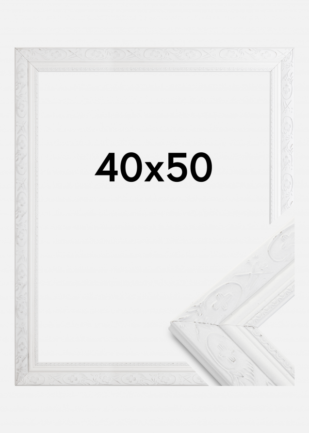 Walther Rahmen Barock Weiß 40x50 cm