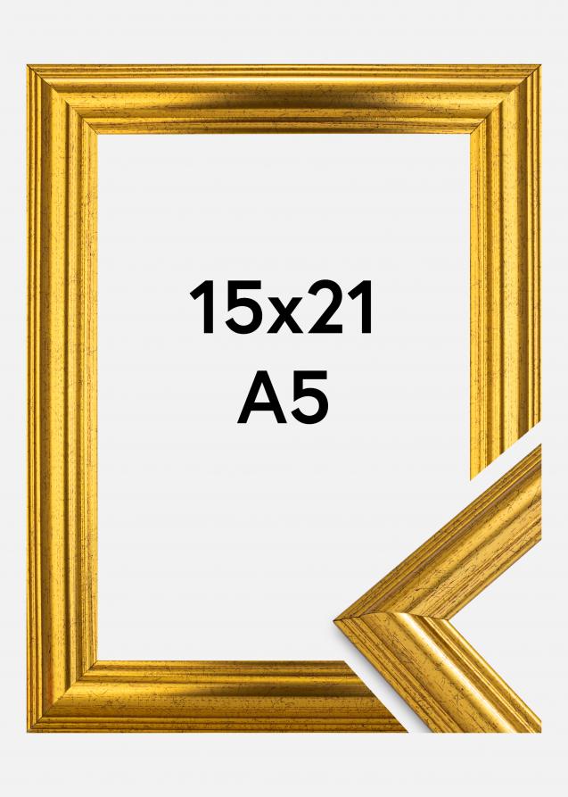 Galleri 1 Rahmen Västkusten Gold 15x21 cm (A5)