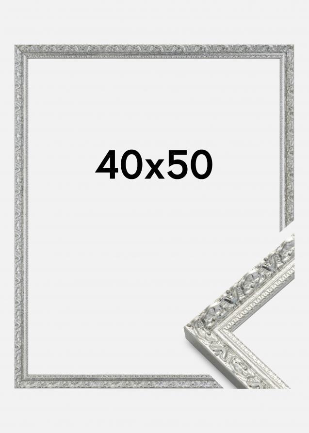 Bubola e Naibo Rahmen Smith Silber 40x50 cm