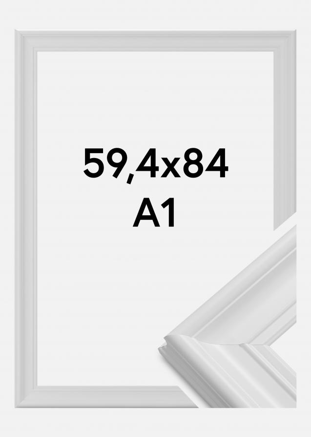 Ramverkstad Rahmen Mora Premium Weiß 59,4x84 cm (A1)