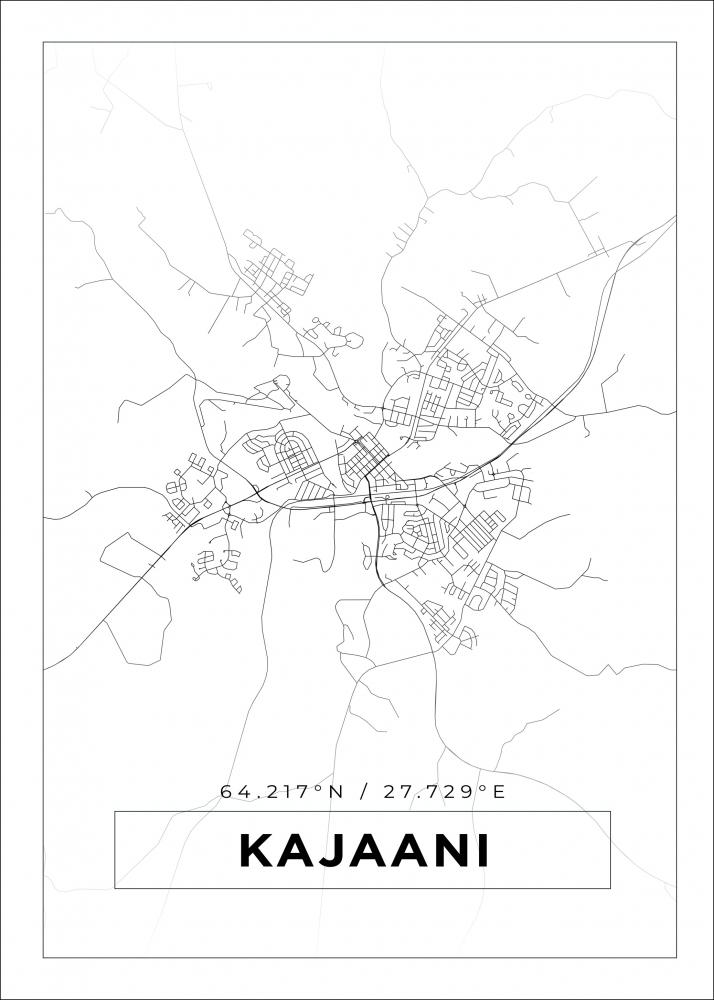 Bildverkstad Map - Kajaani - White