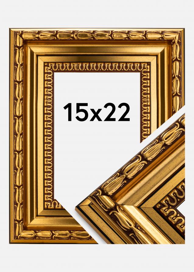 Ramverkstad Rahmen Birka Premium Gold 15x22 cm