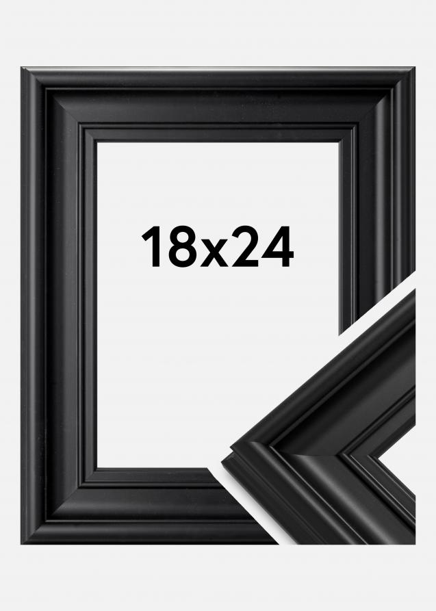Galleri 1 Rahmen Mora Premium Acrylglas Schwarz 18x24 cm