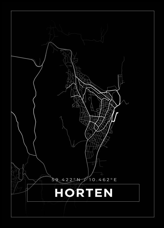 Bildverkstad Map - Horten - Black