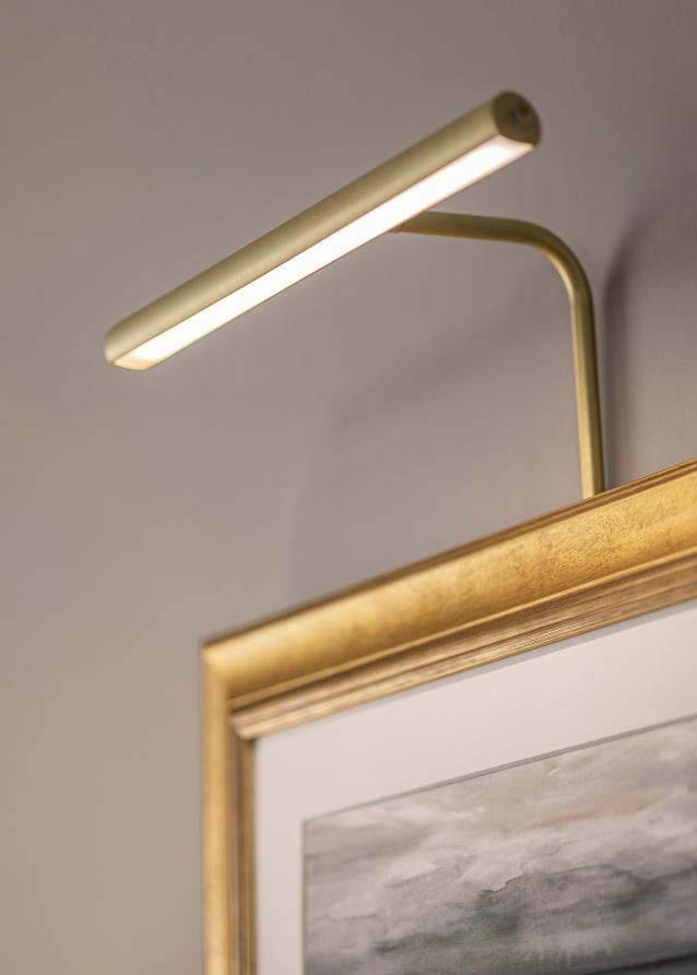 Texa Design Gallery LED 30 cm für Rahmenbreite 60-80 cm Bildbeleuchtung - Messing