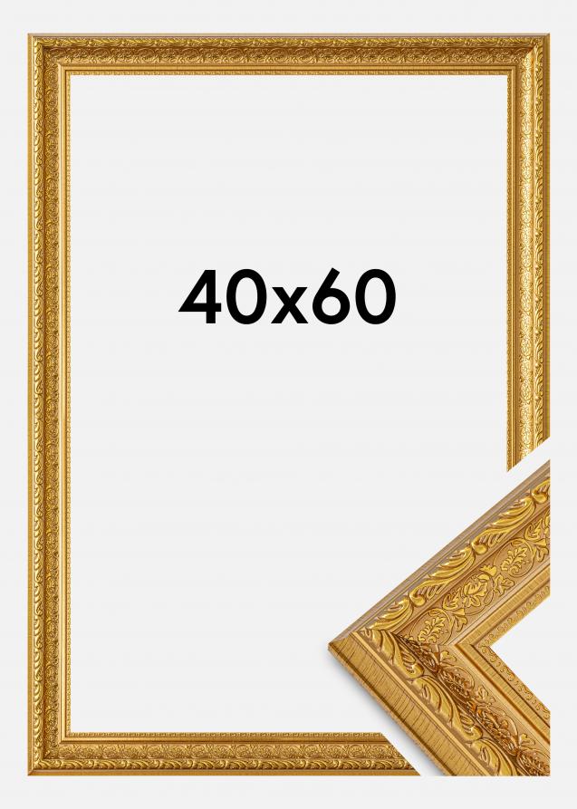 BGA Rahmen Ornate Acrylglas Gold 40x60 cm