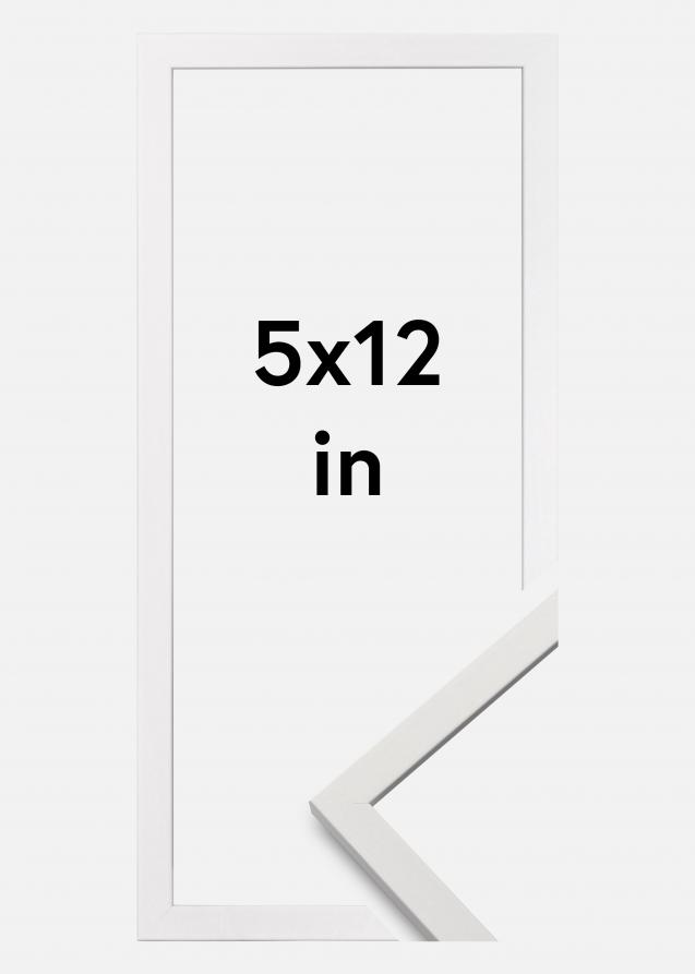 Galleri 1 Rahmen Edsbyn Acrylglas Weiß 5x12 inches (12,7x30,48 cm)