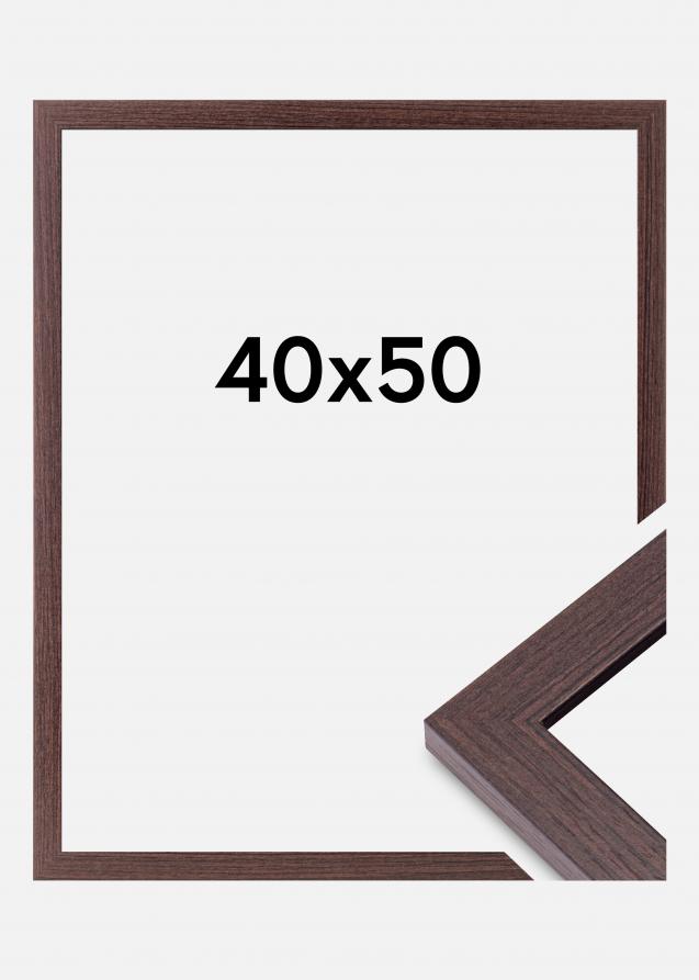 BGA Rahmen Deco Acrylglas Walnuss 40x50 cm