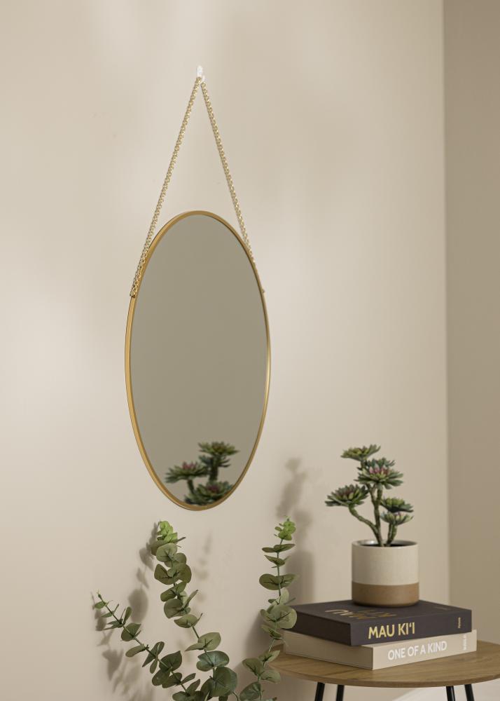 Artlink Runder Spiegel Modern Gold 61 cm 