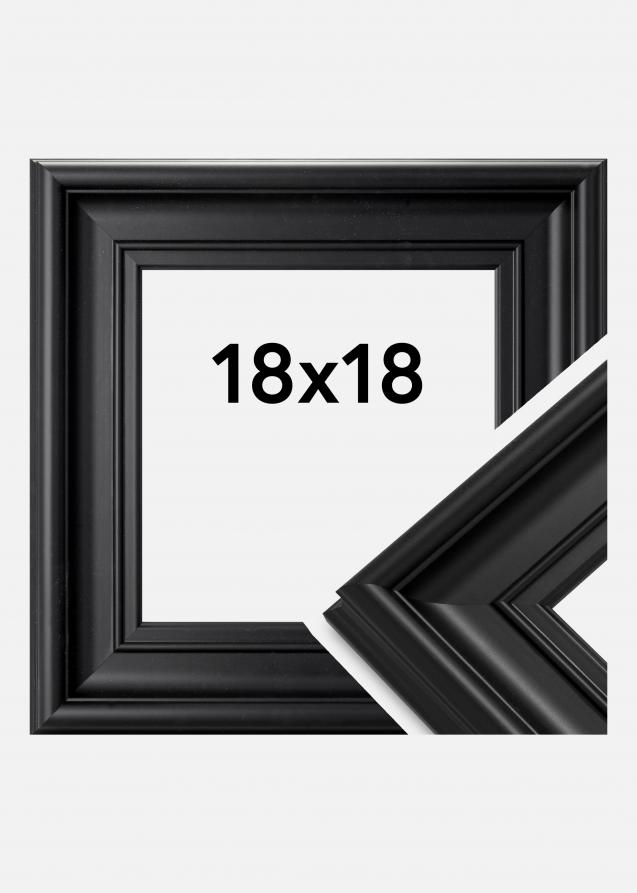Ramverkstad Rahmen Mora Premium Schwarz 18x18 cm