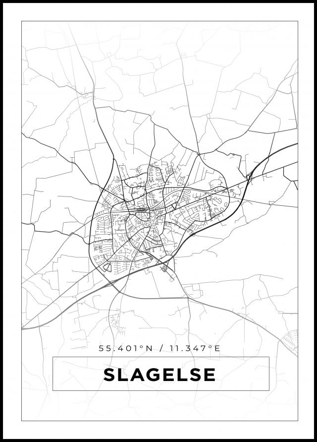 Bildverkstad Map - Slagelse - White