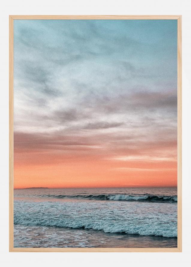 Bildverkstad Waves Under Sunset Poster