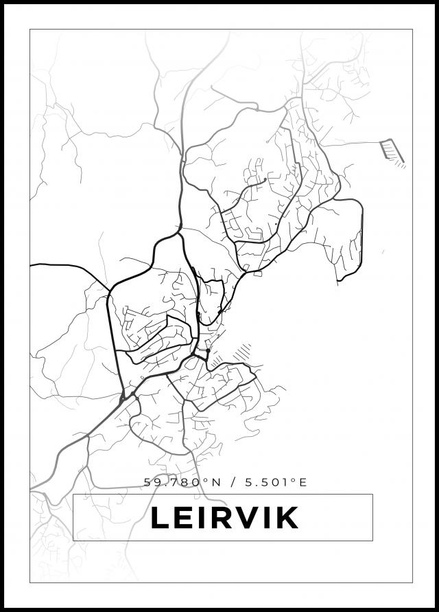 Bildverkstad Map - Leirvik - White