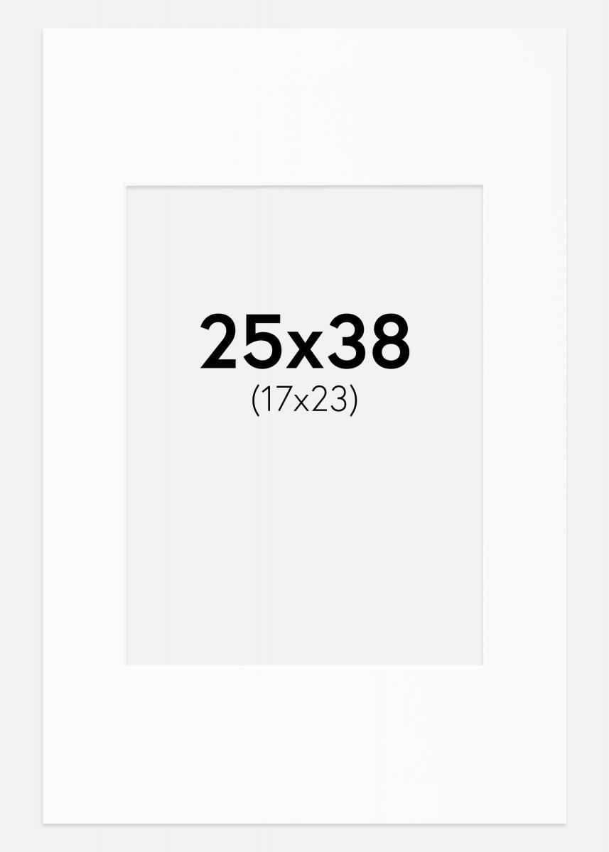 Artlink Passepartout Weiß Standard (weißer Kern) 25x38 cm (17x23)