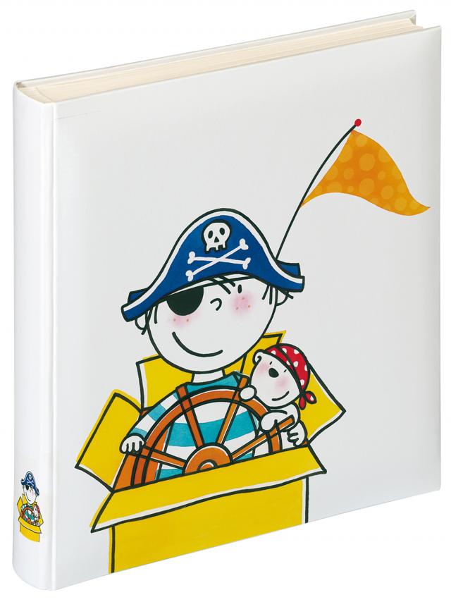 Walther Kinderalbum Pirat Kindergarten - 28x30,5 cm (50 weiße Seiten / 25 Blatt)