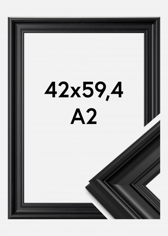 Ramverkstad Rahmen Mora Premium Schwarz 42x59,4 cm (A2)