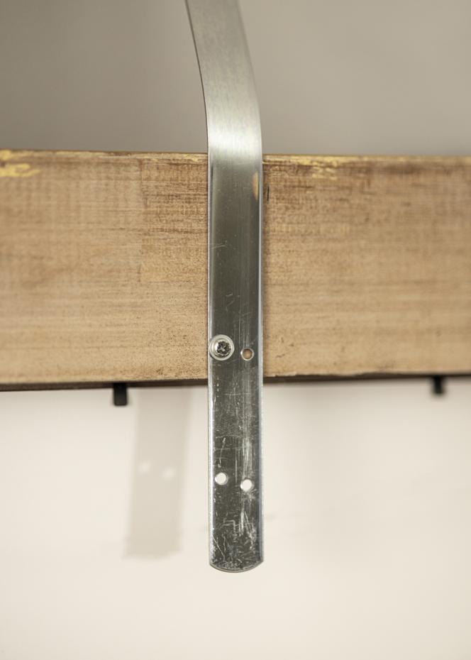 Eklunds metall Eklunds Uno 1 fr Rahmenbreite 25-60 cm - Gebrsteter Edelstahl