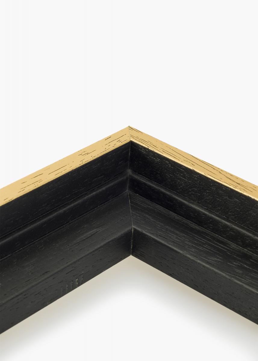Hier Rahmen für Leinwand Madison Schwarz / Gold 60x80 cm kaufen | Einzelrahmen