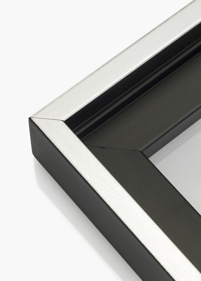 Mavanti Rahmen fr Leinwand Reno Schwarz / Silber 60x60 cm