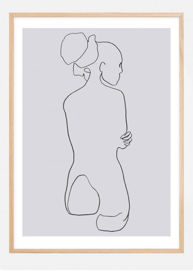 Bildverkstad Female lines I Poster